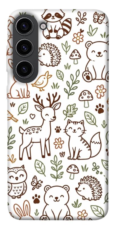 Чехол itsPrint Wildlife pattern для Samsung Galaxy S23, паттерн, купить оптом с доставкой