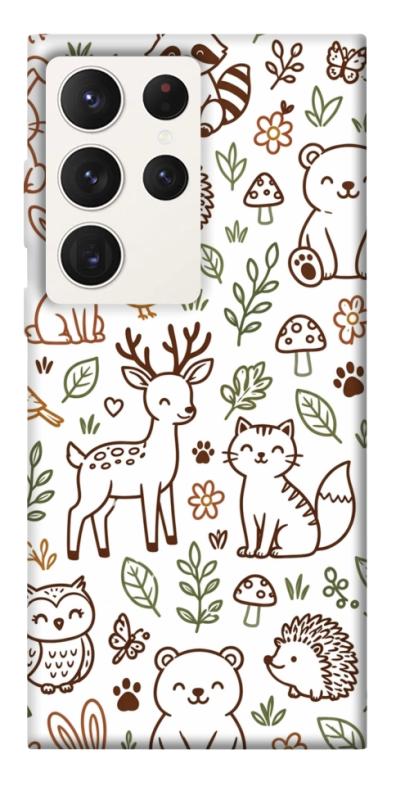 Чохол itsPrint Wildlife pattern для Samsung Galaxy S23 Ultra, паттерн, купити оптом з доставкою