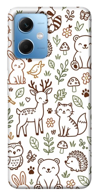 Чохол itsPrint Wildlife pattern для Xiaomi Redmi Note 12 5G, паттерн, купити оптом з доставкою