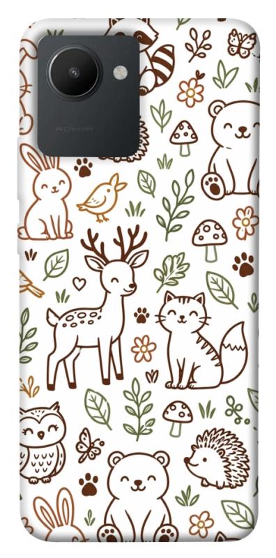 Чохол itsPrint Wildlife pattern для Realme C30, паттерн, купити оптом з доставкою