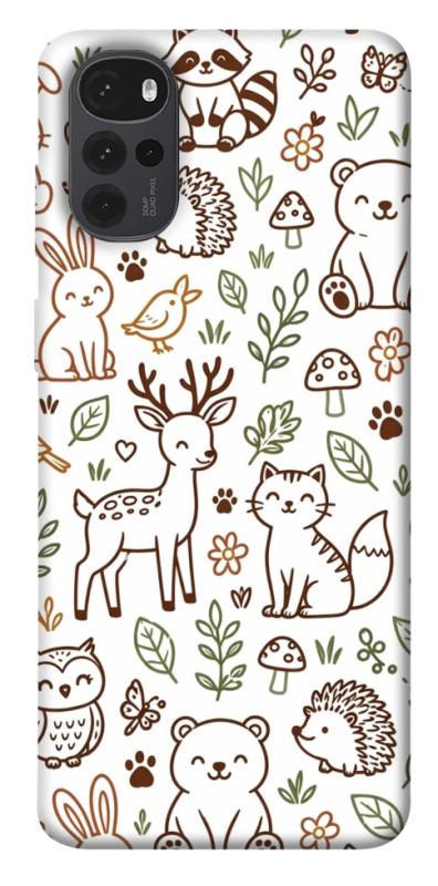 Чохол itsPrint Wildlife pattern для Motorola Moto G22, паттерн, купити оптом з доставкою