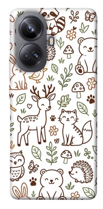 Чохол itsPrint Wildlife pattern для Realme 10 Pro+, паттерн, купити оптом з доставкою