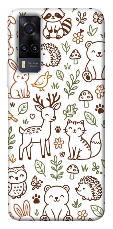 Чохол itsPrint Wildlife pattern для Vivo Y31, паттерн, купити оптом з доставкою