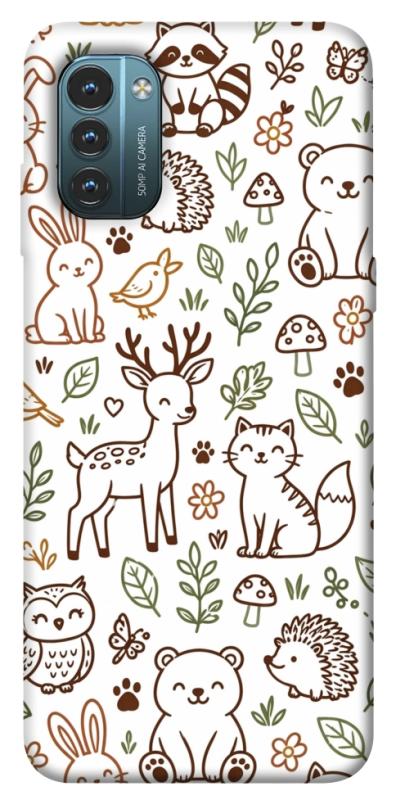 Чохол itsPrint Wildlife pattern для Nokia G21, паттерн, купити оптом з доставкою