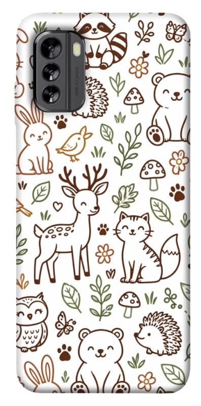 Чехол itsPrint Wildlife pattern для Nokia G60, паттерн, купить оптом с доставкой