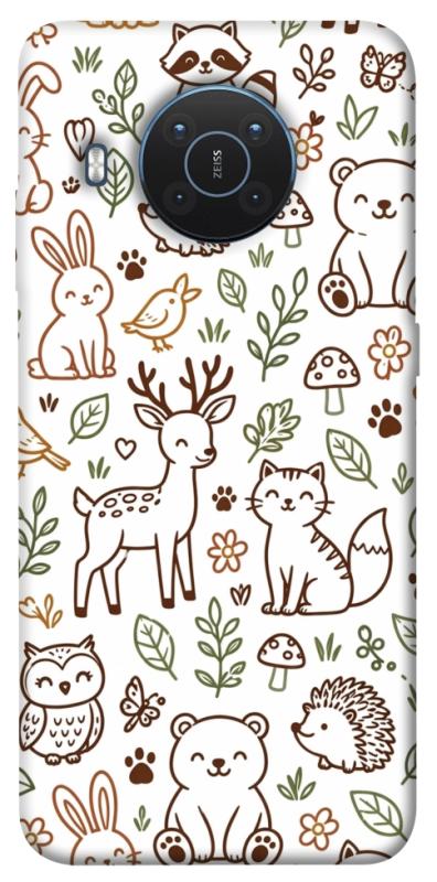 Чохол itsPrint Wildlife pattern для Nokia X10 / X20, паттерн, купити оптом з доставкою