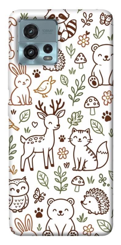 Чохол itsPrint Wildlife pattern для Motorola Moto G72, паттерн, купити оптом з доставкою
