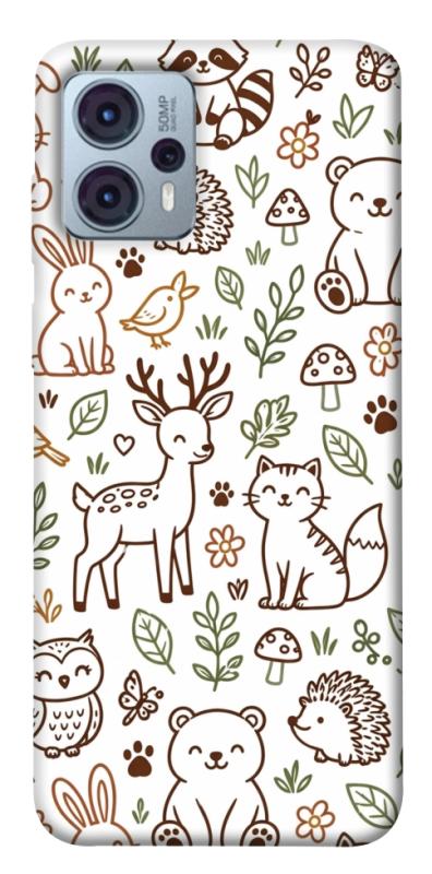 Чохол itsPrint Wildlife pattern для Motorola Moto G23, паттерн, купити оптом з доставкою