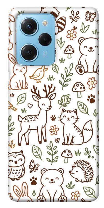 Чохол itsPrint Wildlife pattern для Xiaomi Poco X5 Pro 5G, паттерн, купити оптом з доставкою