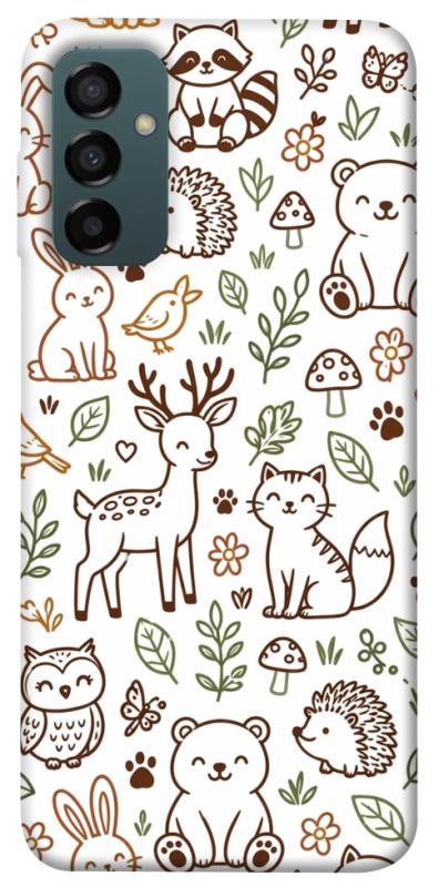 Чохол itsPrint Wildlife pattern для Samsung Galaxy M14 5G, паттерн, купити оптом з доставкою