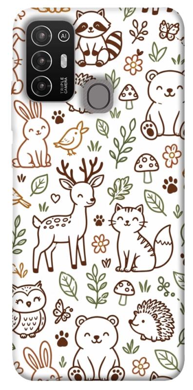 Чохол itsPrint Wildlife pattern для ZTE Blade A52, паттерн, купити оптом з доставкою