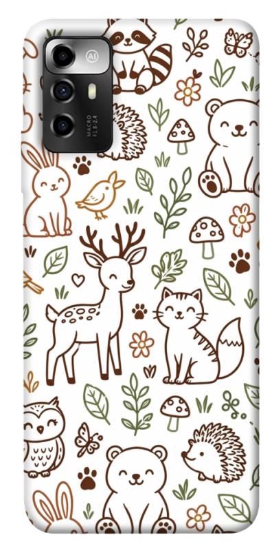 Чохол itsPrint Wildlife pattern для ZTE Blade A72, паттерн, купити оптом з доставкою