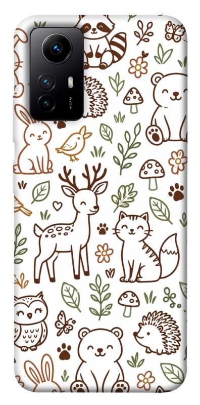 Чохол itsPrint Wildlife pattern для Xiaomi Redmi Note 12S, паттерн, купити оптом з доставкою