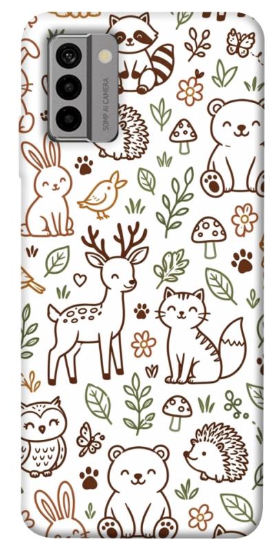 Чохол itsPrint Wildlife pattern для Nokia G22, паттерн, купити оптом з доставкою