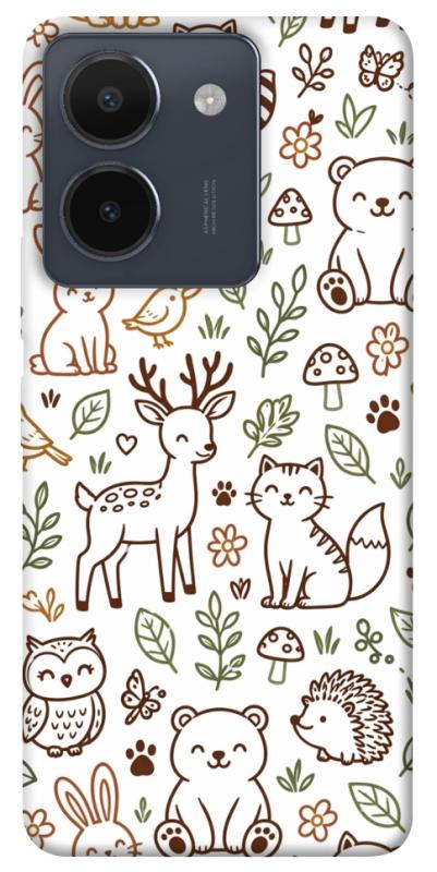 Чохол itsPrint Wildlife pattern для Vivo Y36, паттерн, купити оптом з доставкою