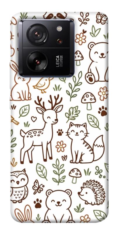 Чохол itsPrint Wildlife pattern для Xiaomi 13T, паттерн, купити оптом з доставкою