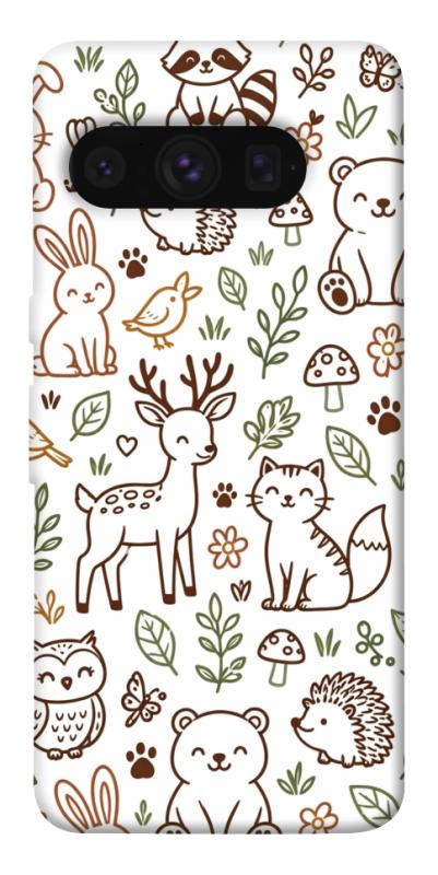 Чохол itsPrint Wildlife pattern для Google Pixel 8 Pro, паттерн, купити оптом з доставкою