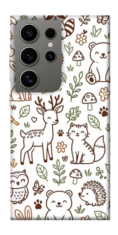 Чохол itsPrint Wildlife pattern для Samsung Galaxy S24 Ultra, паттерн, купити оптом з доставкою