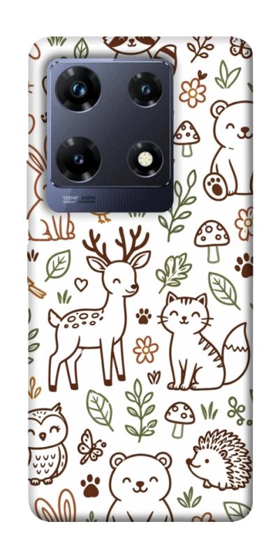 Чохол itsPrint Wildlife pattern для Infinix Note 30 Pro, паттерн, купити оптом з доставкою