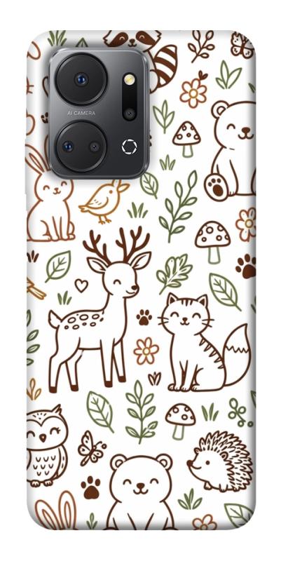 Чохол itsPrint Wildlife pattern для Huawei Honor X7a, паттерн, купити оптом з доставкою