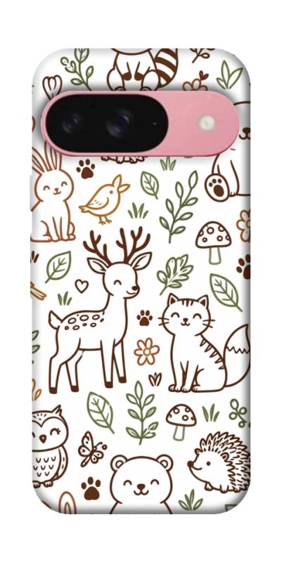 Чохол itsPrint Wildlife pattern для Google Pixel 9, паттерн, купити оптом з доставкою