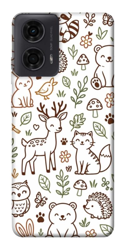 Чохол itsPrint Wildlife pattern для Motorola Moto G24, паттерн, купити оптом з доставкою
