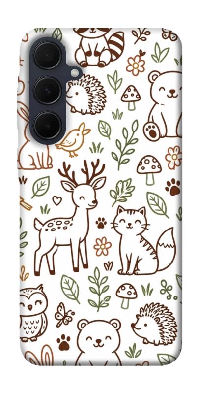 Чохол itsPrint Wildlife pattern для Samsung Galaxy A35, паттерн, купити оптом з доставкою