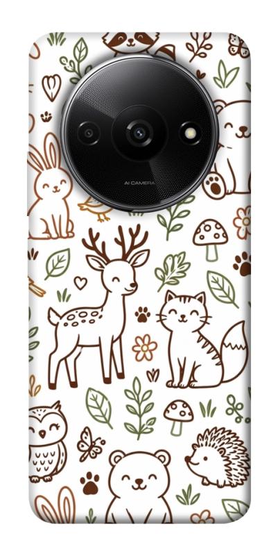 Чохол itsPrint Wildlife pattern для Xiaomi Redmi A3, паттерн, купити оптом з доставкою