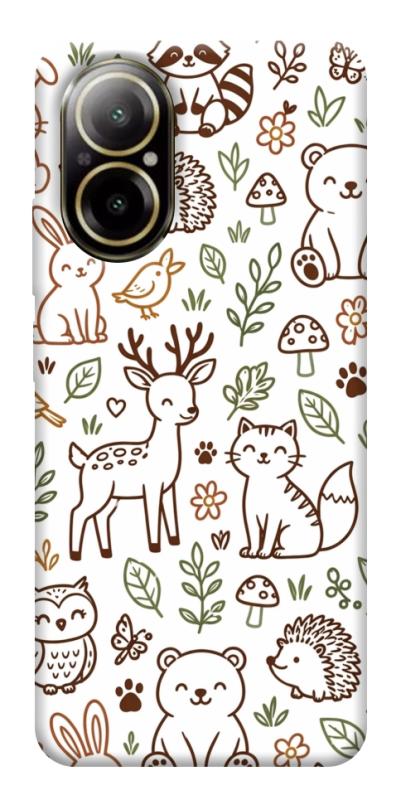 Чохол itsPrint Wildlife pattern для Realme C67 4G, паттерн, купити оптом з доставкою