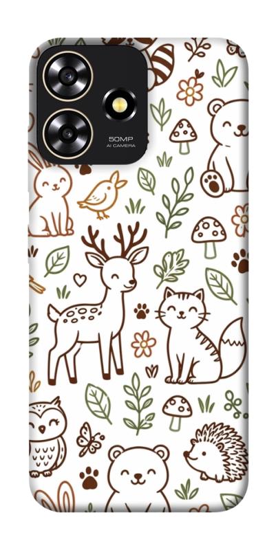 Чохол itsPrint Wildlife pattern для ZTE Blade A73 4G, паттерн, купити оптом з доставкою