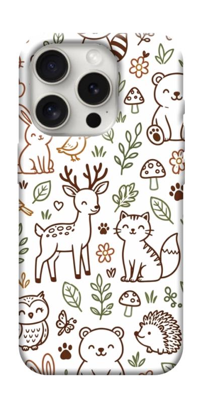 Чохол itsPrint Wildlife pattern для Apple iPhone 16 Pro Max (6.9"), паттерн, купити оптом з доставкою