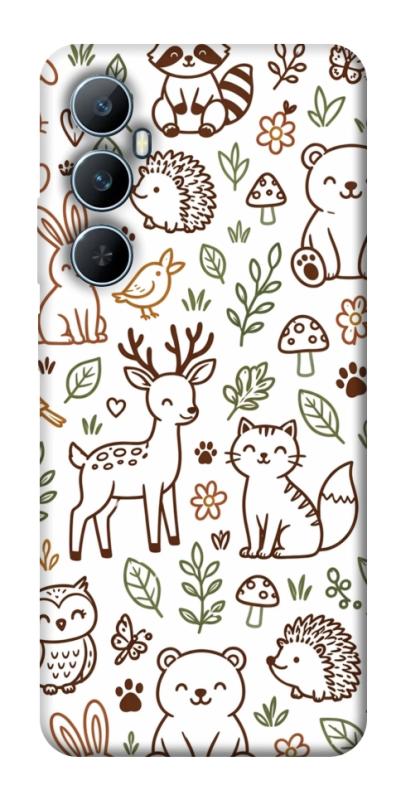Чохол itsPrint Wildlife pattern для Realme C65 4G, паттерн, купити оптом з доставкою