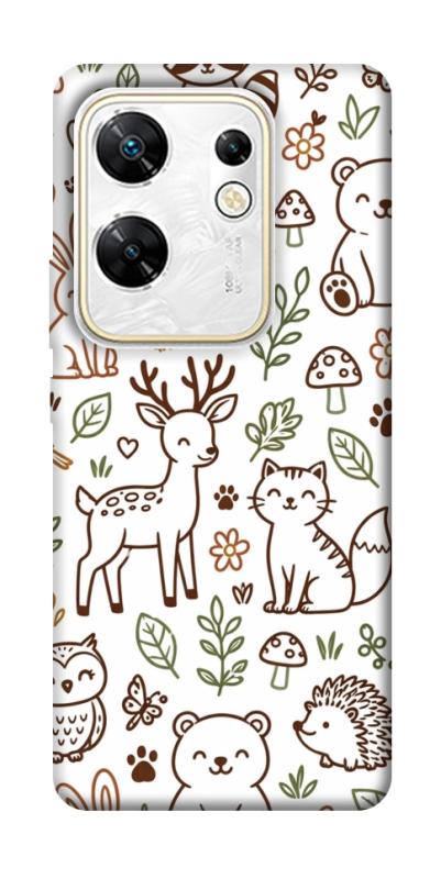 Чохол itsPrint Wildlife pattern для Infinix Zero 30 4G, паттерн, купити оптом з доставкою