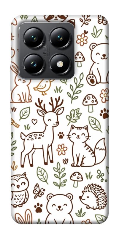 Чохол itsPrint Wildlife pattern для Xiaomi 14T, паттерн, купити оптом з доставкою
