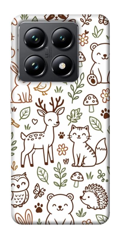 Чохол itsPrint Wildlife pattern для Xiaomi 14T Pro, паттерн, купити оптом з доставкою