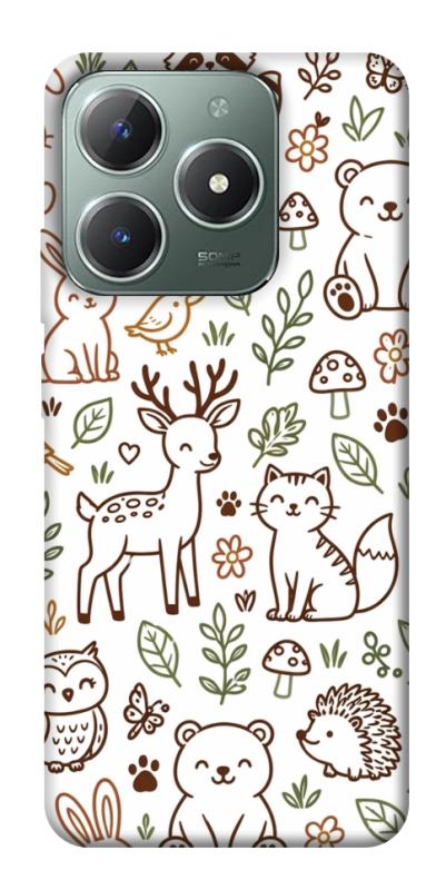 Чохол itsPrint Wildlife pattern для Realme C61 4G, паттерн, купити оптом з доставкою