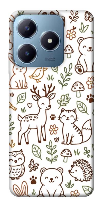 Чохол itsPrint Wildlife pattern для Realme C63 4G, паттерн, купити оптом з доставкою
