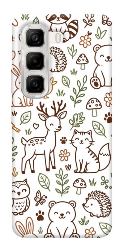 Чохол itsPrint Wildlife pattern для Infinix Hot 50 4G, паттерн, купити оптом з доставкою