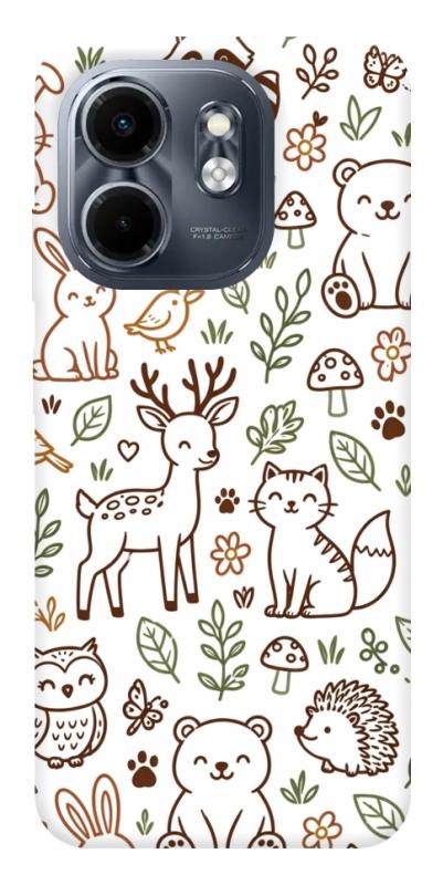 Чохол itsPrint Wildlife pattern для Infinix Smart 9 4G / Hot 50i, паттерн, купити оптом з доставкою