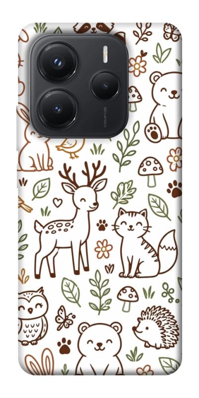 Чохол itsPrint Wildlife pattern для Xiaomi Redmi Note 14 5G, паттерн, купити оптом з доставкою