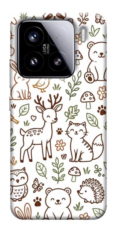 Чохол itsPrint Wildlife pattern для Xiaomi 15, паттерн, купити оптом з доставкою