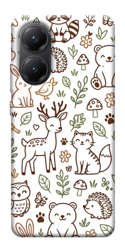 Чохол itsPrint Wildlife pattern для Xiaomi Poco X7 Pro, паттерн, купити оптом з доставкою