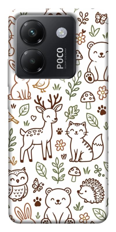 Чехол itsPrint Wildlife pattern для Xiaomi Poco M7 Pro 5G, паттерн, купить оптом с доставкой