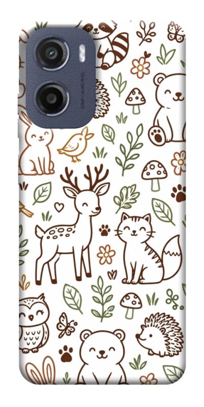 Чохол itsPrint Wildlife pattern для Motorola Moto G05, паттерн, купити оптом з доставкою