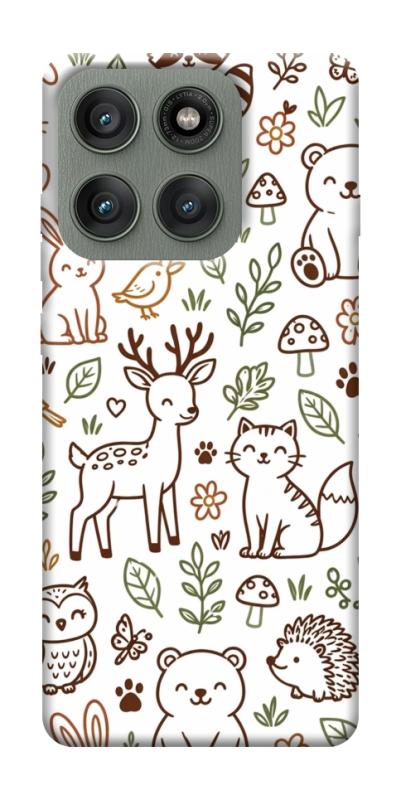 Чохол itsPrint Wildlife pattern для Motorola Edge 60 Pro, паттерн, купити оптом з доставкою
