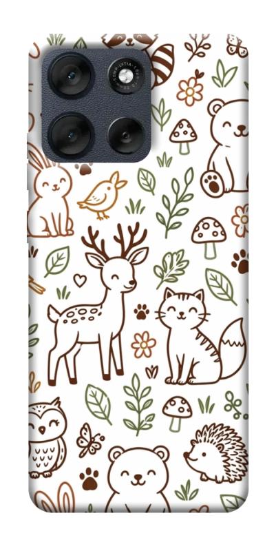 Чохол itsPrint Wildlife pattern для Motorola Moto G56 5G, паттерн, купити оптом з доставкою