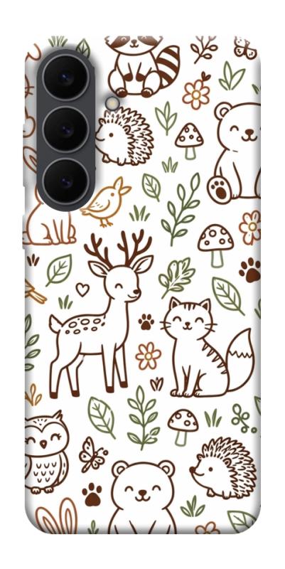 Чехол itsPrint Wildlife pattern для Samsung Galaxy S25 FE, паттерн, купить оптом с доставкой