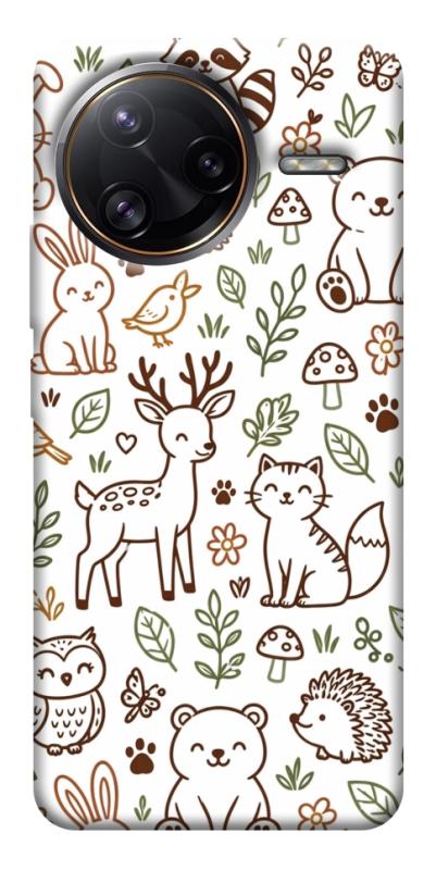 Чохол itsPrint Wildlife pattern для Xiaomi Poco F7, паттерн, купити оптом з доставкою
