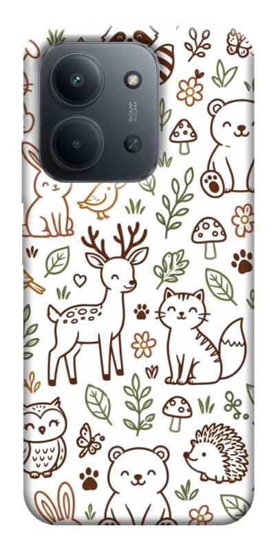 Чохол itsPrint Wildlife pattern для Xiaomi Redmi 15C (EU), паттерн, купити оптом з доставкою