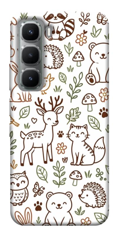 Чохол itsPrint Wildlife pattern для Infinix Hot 60 Pro+, паттерн, купити оптом з доставкою